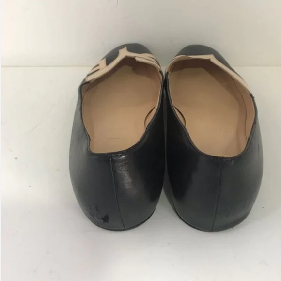 BLACK LOUBOUTIN SHOES WITH BLACK AND NUDE, RED SOLE 41 FITS LIKE A 40 vintage - Picture 2 of 10